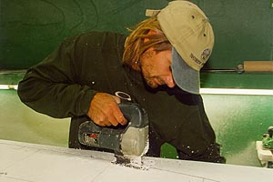 Шон в мастерской