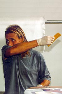 Кив в мастерской